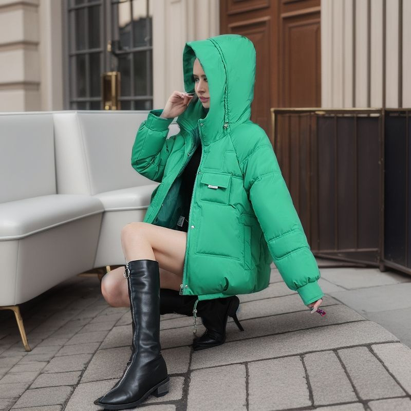 Women's Padded Jacket Winter Coat Thickened Cotton Short Jacket_voghion.com