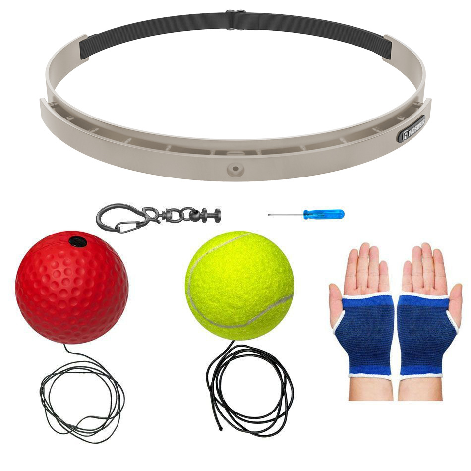 Bola de reacción de boxeo montada en la cabeza Descompresión para niños Bola de ventilación Bola de velocidad mágica Entrenamiento de habilidades para adultos Sala de fitness