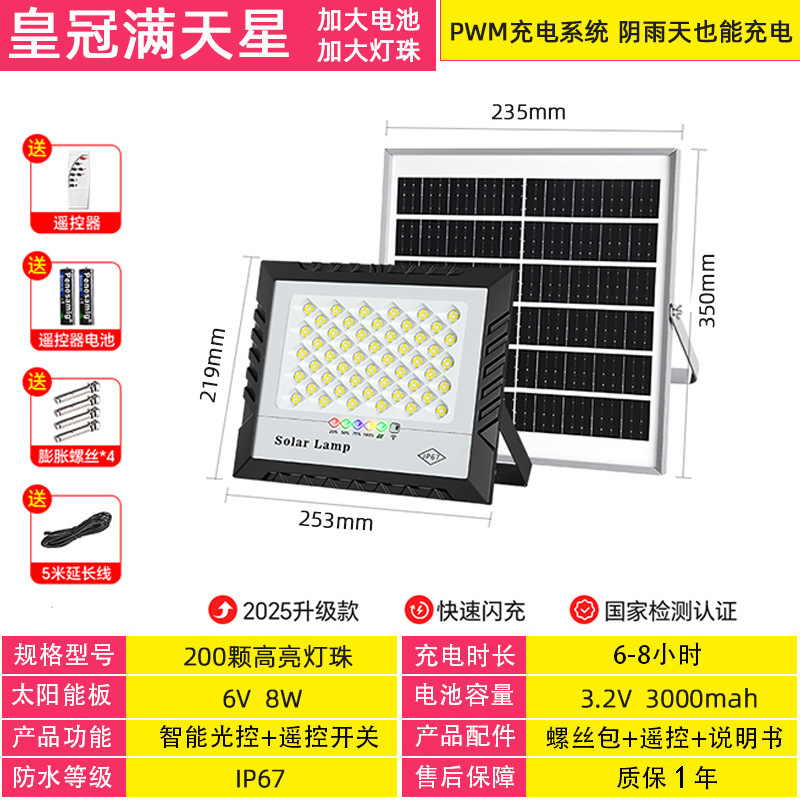 ソーラープロジェクションライト屋外照明ガーデンライトハイパワー新農村太陽光発電ソーラー街路灯メーカー卸売|undefined