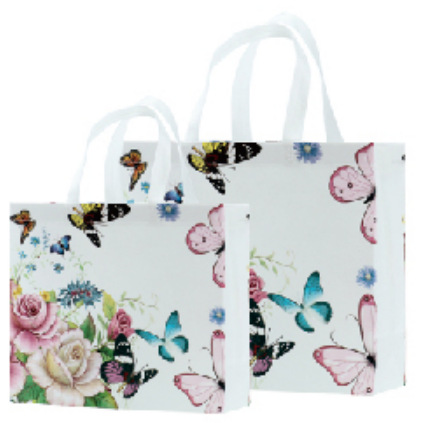 Bolsa de compras de ropa no tejida impresión creativa almacenamiento bolsas de tela no tejida al por mayor bolsas de mano de gran capacidad cubiertas por película tridimensional