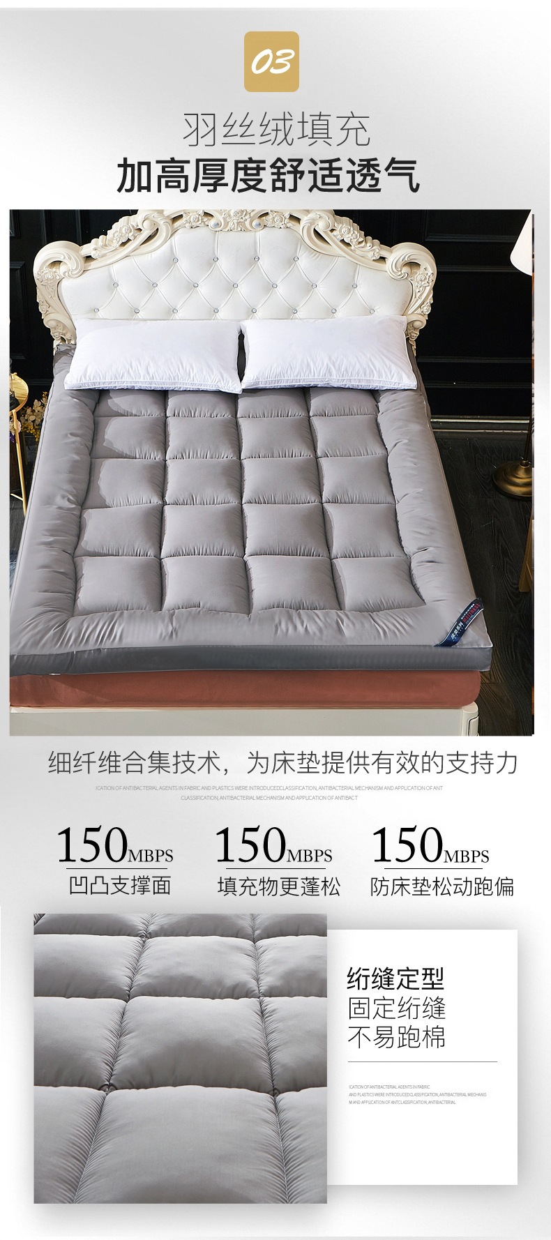 Dormitory Thick Mattress Non-Slip Pad 3D Mattress Double Futon Thick Tatami Mattress Soft Mattress Wholesale