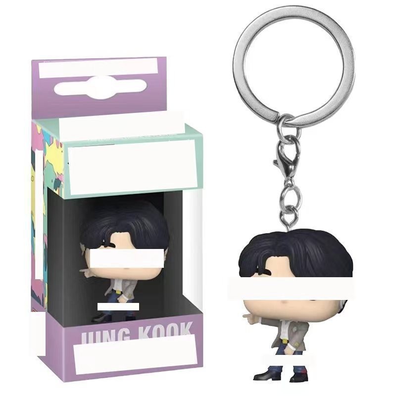 Cartoon cross-border keychain colgante regalo hecho a mano