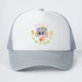 Printed ANITA MAX WYNN Two-Tone Mesh Cap - Grey/White