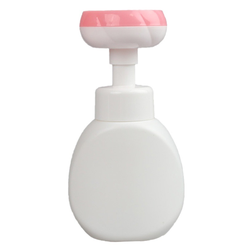 300ml flor espuma desinfectante de manos botella mousse de espuma mousse cabeza de la bomba de prensa niños desinfectante de manos botella de espuma