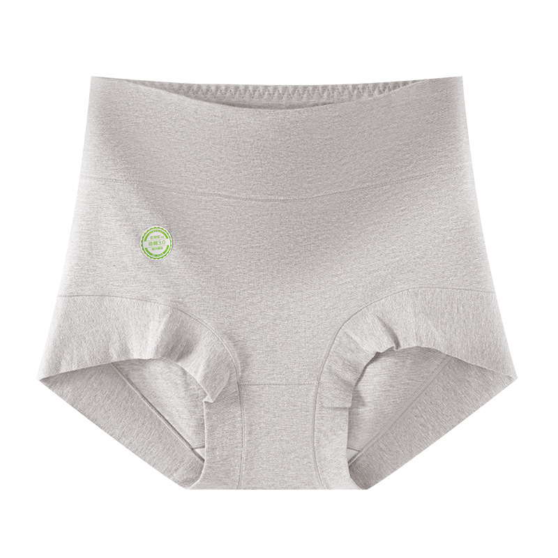 Cintura alta, bóxer cómodo, algodón de grado médico, algodón de color para mujer, grado 9A, antibacteriano, 100% algodón, entrepierna inferior, ropa interior de mujer de gran tamaño