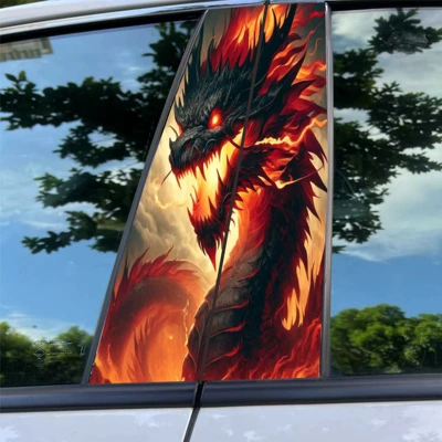 Wukong painted Meidu: Body sticker - dragon-1-main-and-co-pilot-1-pair