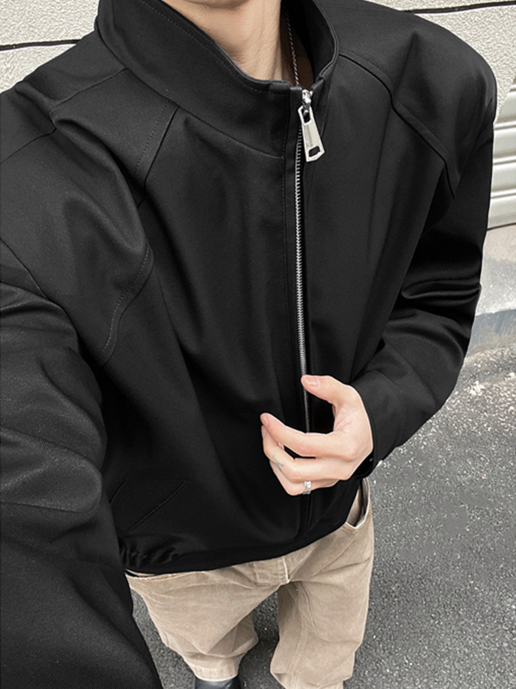 Cleanfit Deconstructed Denim Jacket For Men Spring Workwear Style_voghion.com