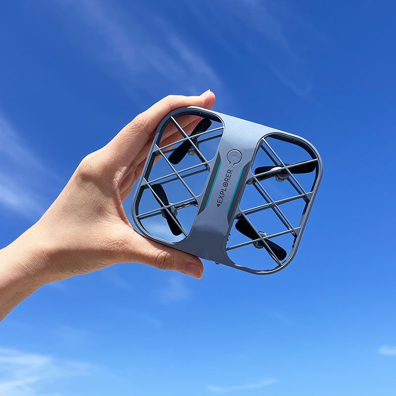 JJRC Grid Indoor Intelligent Hovering 4k Image Transmission Pocket Mini Remote Control Aircraft Induction WIFI Four-axis Drone