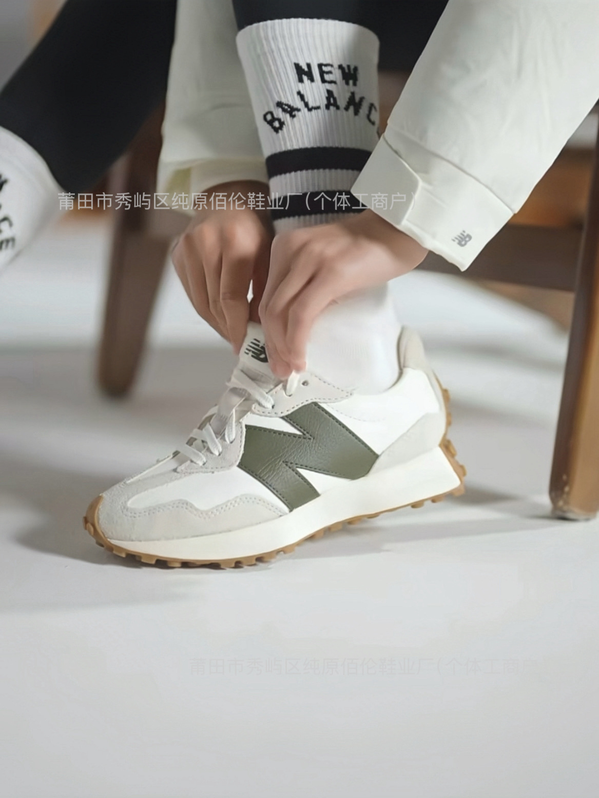 Putian Chunyuan V-heads NB327 series primavera hombre y mujer retro retro retro clásico deportivo casual zapatos de trotar