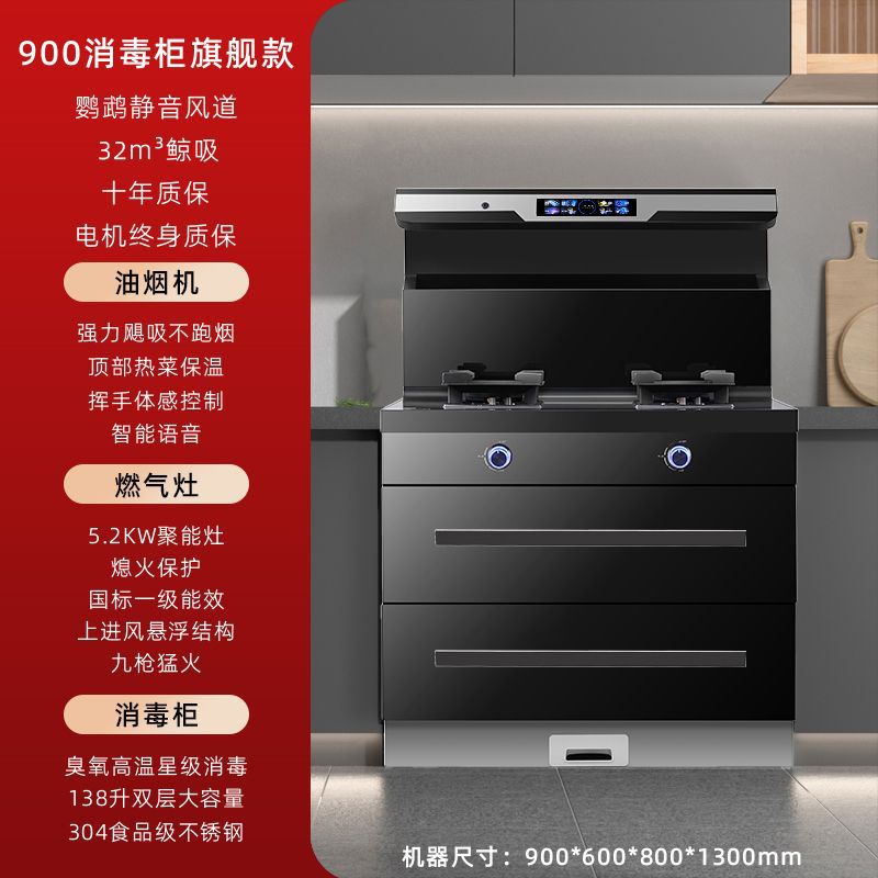 900 살균캐비닛 플래그십 모델 - 파이프 천연가스 + 좌우 연기배출 [ 공동보증]