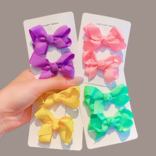 韩版小公主发夹花女孩手工蝴蝶结夹子花朵儿童宝宝头花边夹装饰品