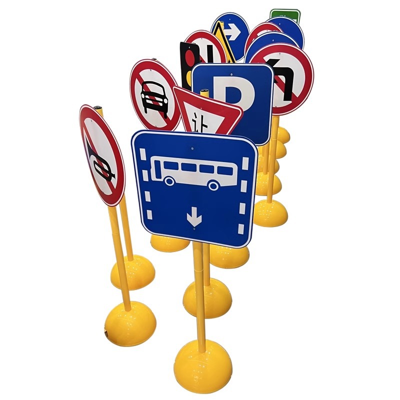 señalización de tráfico sensorial para niños señalización de señalización de material de área de ciclismo al aire libre para niños pequeños