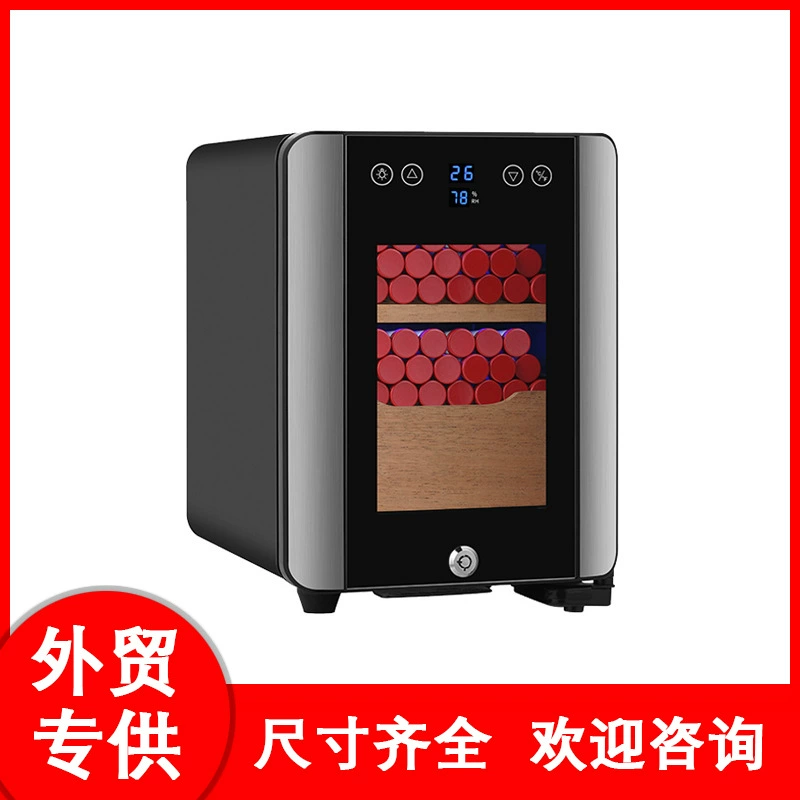 Внешняя торговля специализируется на 8л/100 сигарных шкафах, небольшой мини-столешнице, цифровой сигарный хьюмидор с постоянной температурой и подогревом.