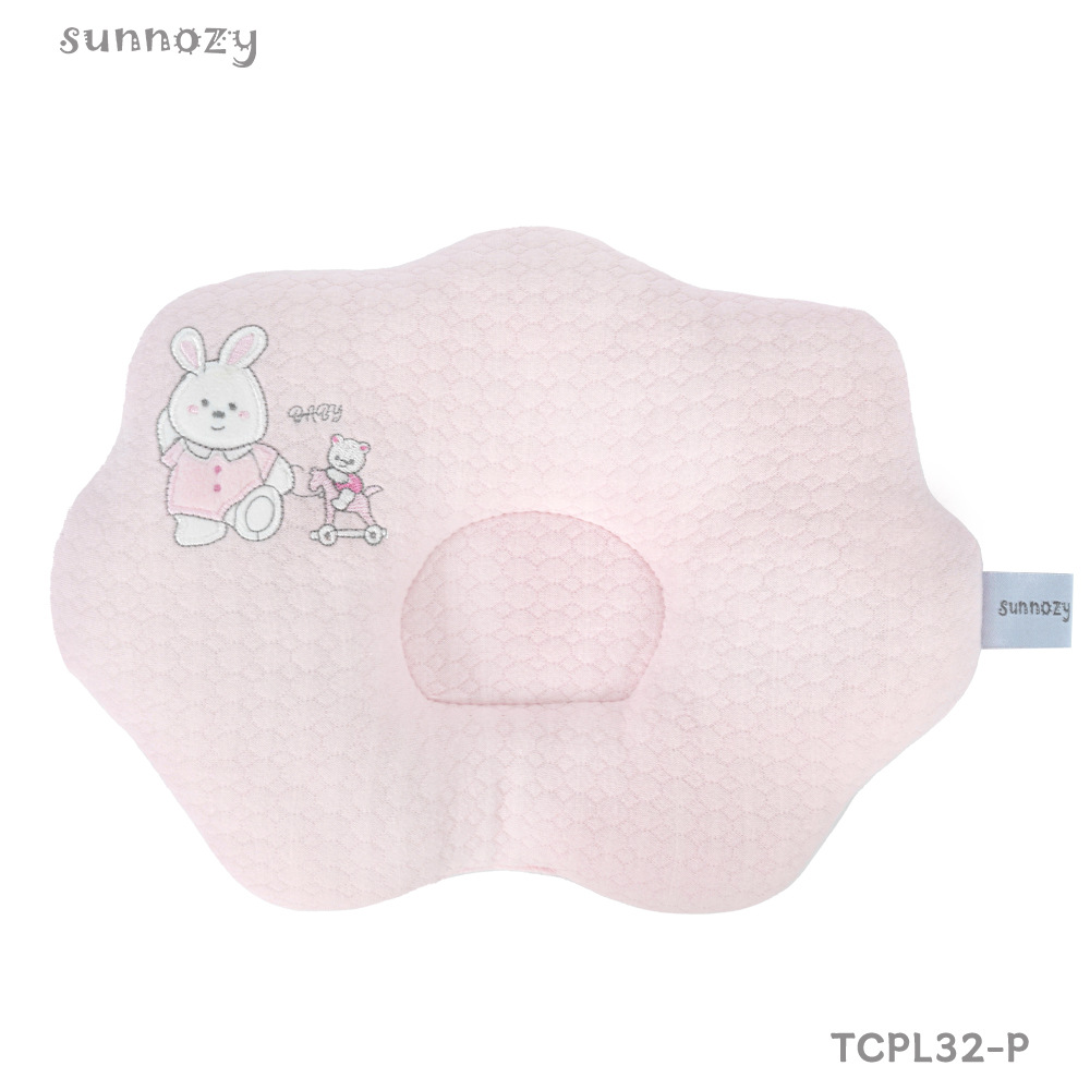Corrección infantil anti-migraña almohada de forma, bebé calmar animales bordados almohada de lactancia, almohada recién nacida transfronteriza