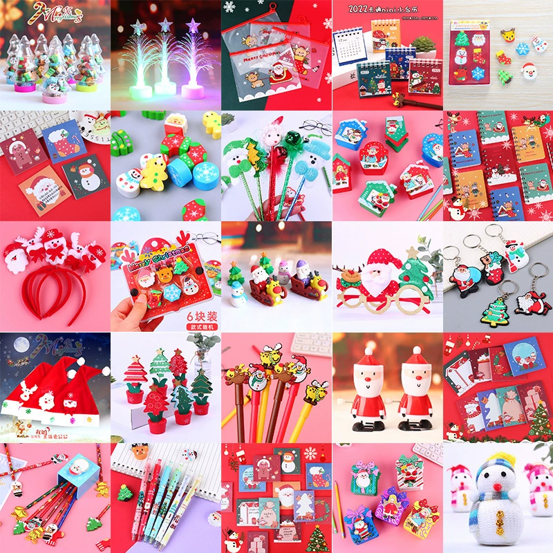 Рождественский детский канцелярский подарок Рождественский набор Ручка Post-It Notes Карандаши Рождественские товары Подарочные призы