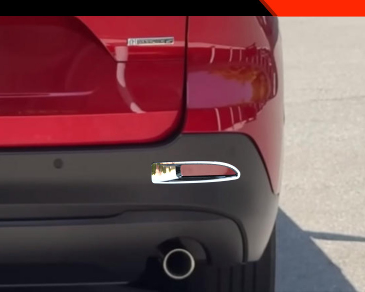 Suitable for Mazda 26 Models Cx-5 Modified Rear Bumper Fog Light Decorative Frame Abs Car Exterior Accessories