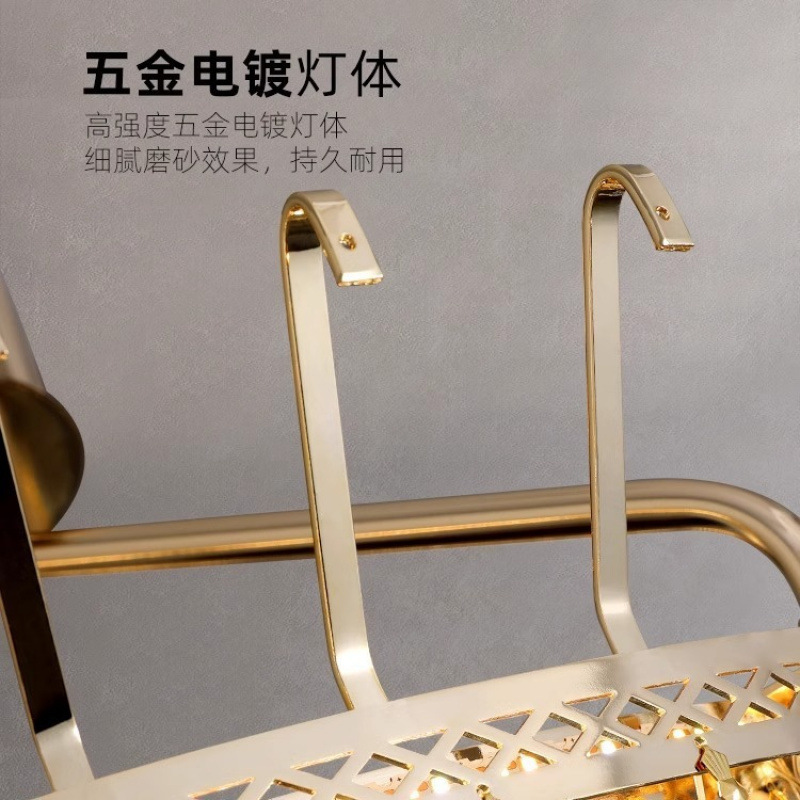 軽豪華水晶天井灯大気客間灯現代シンプル創造寝室部屋灯高級レストランシャンデリア|undefined