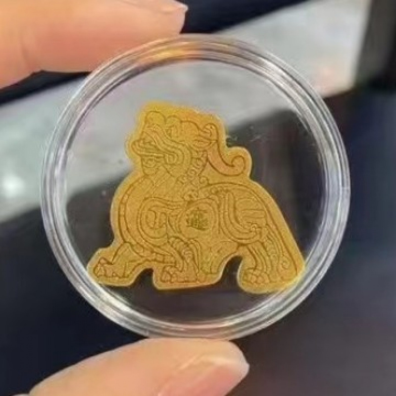 爆款2mg含金手机贴足金999公主请发财暴富财爷招财带背胶厂家批发|undefined