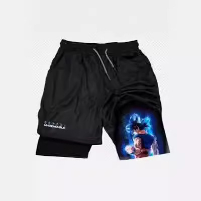 One Piece Double Layer Beach Pants Shorts Adult 3D Digital Printing 2023 Amazon Cross-border E-commerce Hot Supply