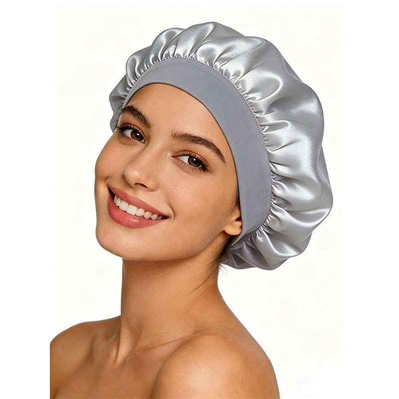 Transfronterizo Amazon seda elástica gorra de dormir gorra de belleza gorra image 8