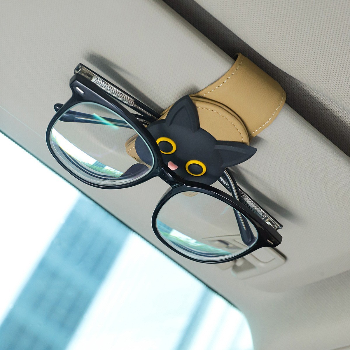 Cross-Border Car Glasses Clip Car Sun Visor Storage Clip Glasses Holder Car Hanging Sunglasses Sunglasses Clip Card Clip