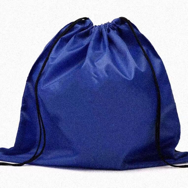 Fábrica directa 210D poliéster mochila con cordón mochila almacenamiento con cordón bolsa nylon publicidad bolsa logo image 6