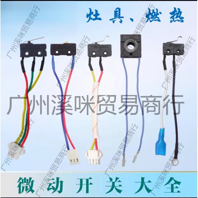 Gas Stove Two-Wire Three-Wire Micro Switch Gas Stove Assembly Point Ignition Square Aliexpress Small Micro Lede株