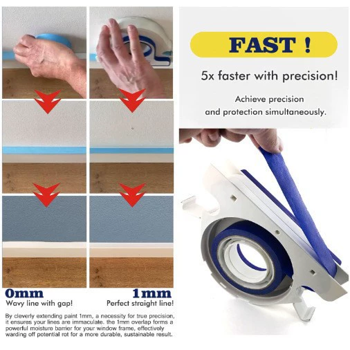 Наклейка скотч для маляра Applicator Tape наклеиватель