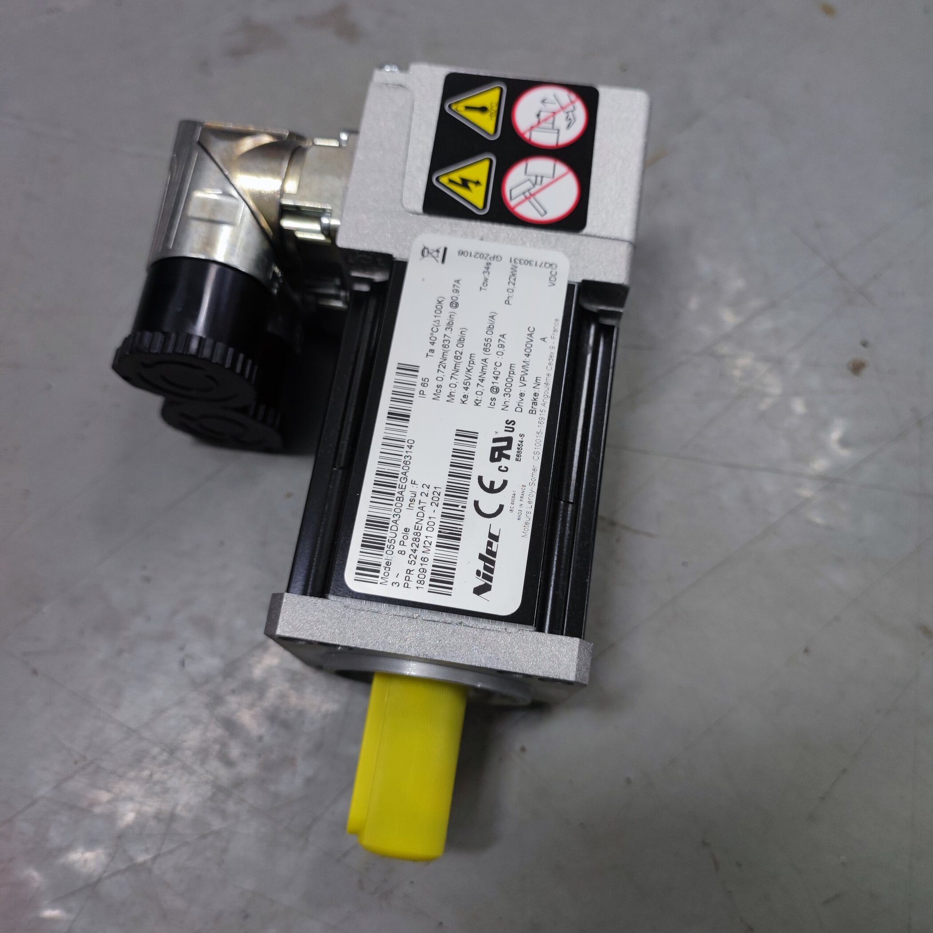 055UDA300BFEMA063140  伺服电机 NIDEC  全新现货   原装进口