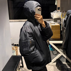 毒家现货原标P家小红书网红款双面穿90白鸭绒羽绒服夹克外套男女
