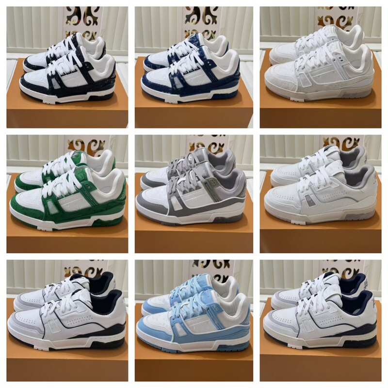 Putian Lujia Trainer Sports Shoes Breathable Casual Shoes Trendy Brand Versatile Men's and Women's Lv Sneakers Low Heel