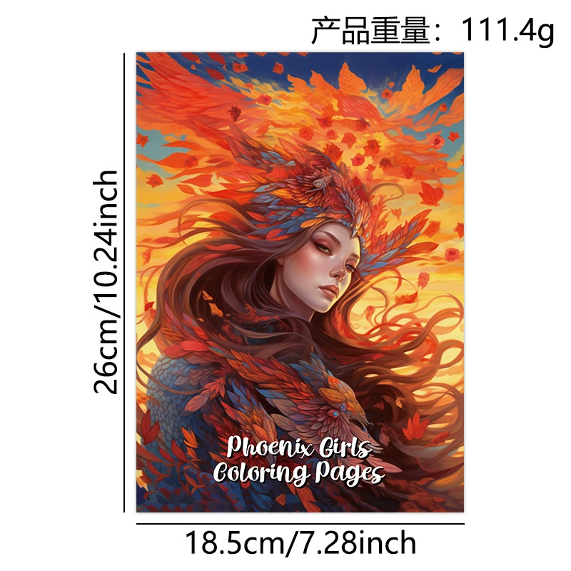 Раскраска GIRL MOMENTS, милые и уютные иллюстрации, квадрат 21×21 см, подростки и дети