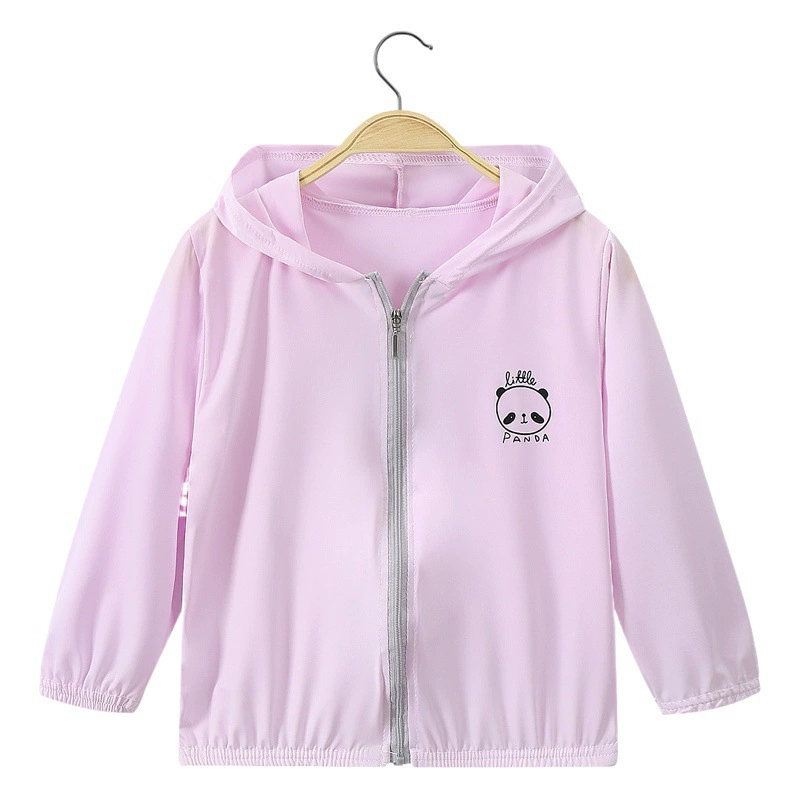 Летняя детская одежда для защиты от солнца из ледяного шелка для мальчиков и девочек, повседневное быстросохнущее пальто, детская тонкая одежда с кондиционером, уличная кожаная одежда