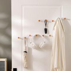 Japanese-style no-drill coat hooks for small furniture—entryway coat racks, wall-mounted hallway hangers, row hooks for entryways, and wardrobe-style coat hooks.