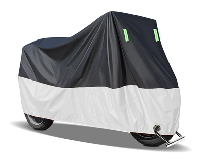 Car clothing — Motorcycle Special Car Cover for Sun - m-size18075115cm-black-and-silver-stitching