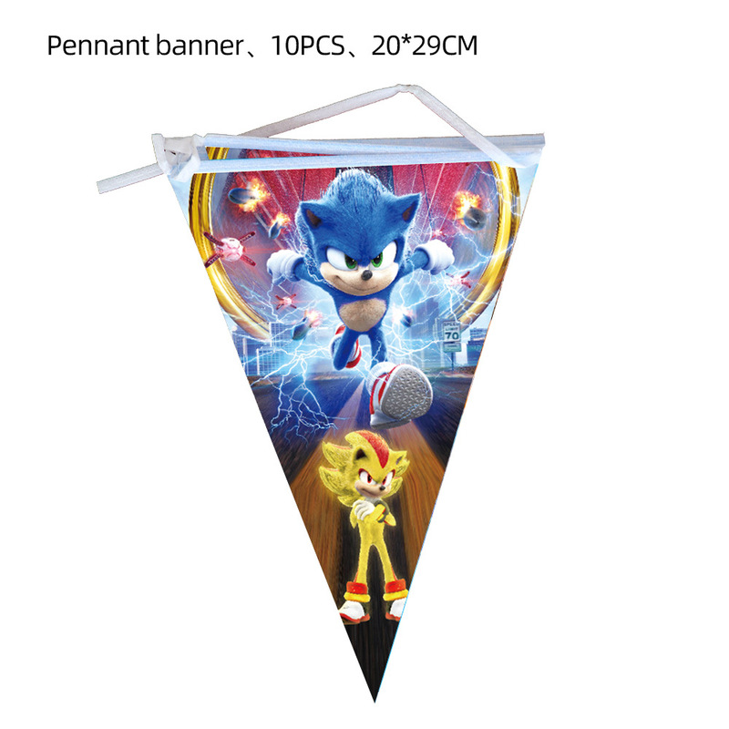 クロスボーダー漫画妖精ボールテーマ三角旗祭りパーティー横断幕漫威アベンジャーズ雰囲気装飾旗|undefined