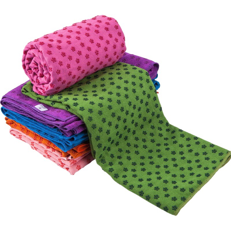 Genuine goods fitness yoga mat towel blanket mat sweat-absorbent non-slip printing machine washable wholesale factory one-piece delivery