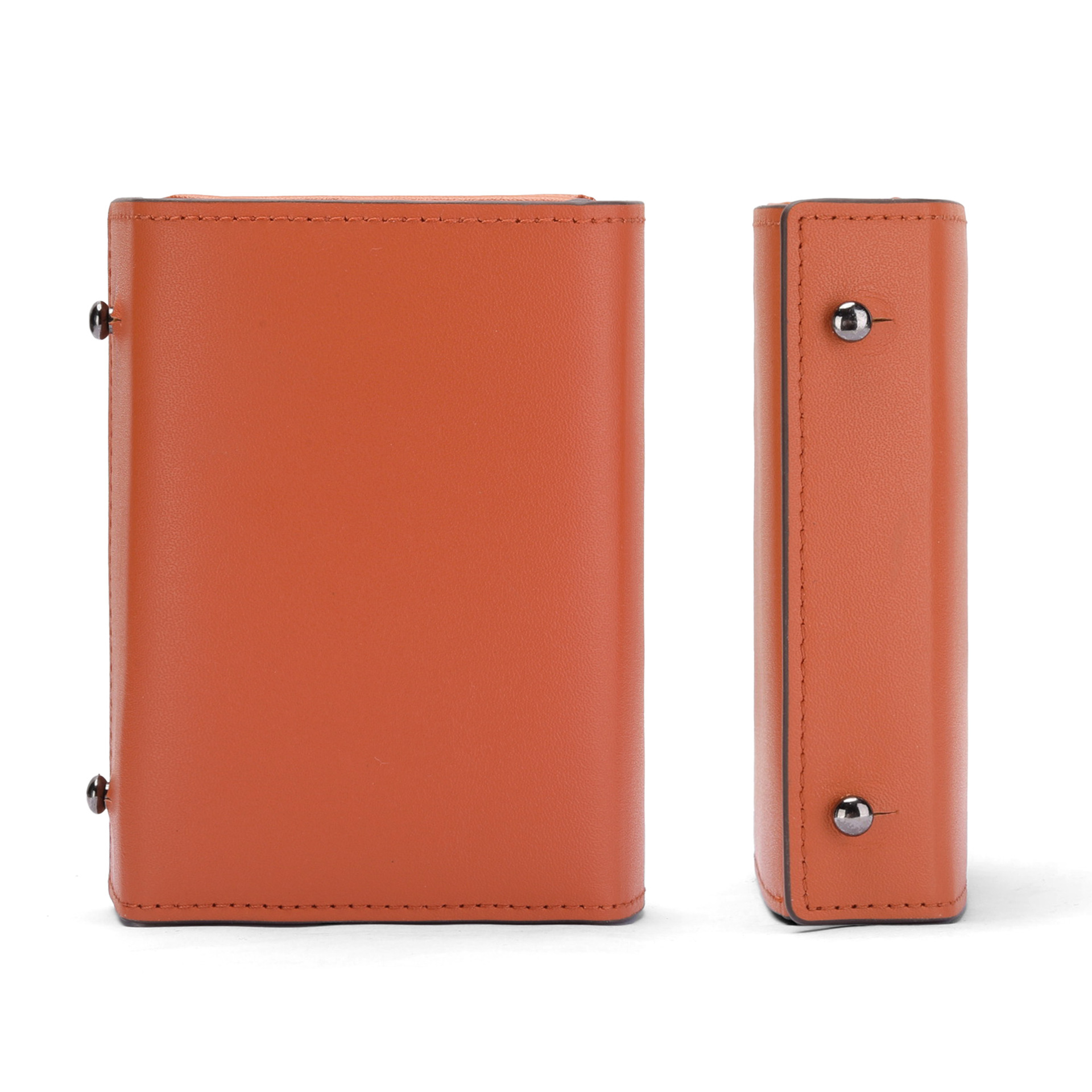 Cartera de chapa de negocios de color sólido de estilo japonés Monedero de múltiples tarjetas para hombres Cepillo antirrobo Cartera corta de tela de tres descuentos