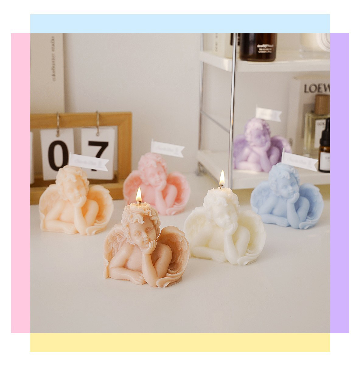 Fashion Angel Wax Candle 1 Piece display picture 2
