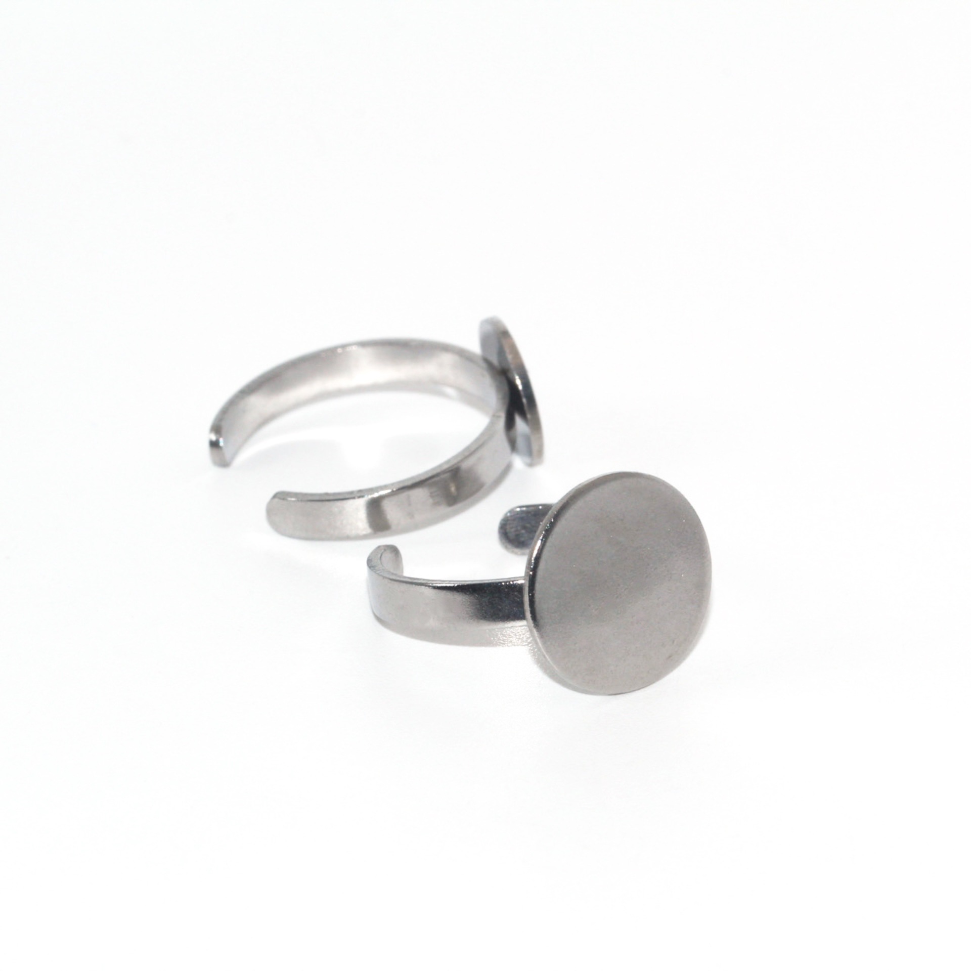 Fashionable adjustable wedding ring stainless steel