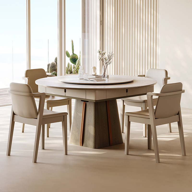 Mesa de comedor de madera maciza mesa de mahjong todo en uno de doble uso, mesa de ajedrez multifuncional para el hogar completamente automática, mesa de comedor combinada de sillas, mesa de comedor