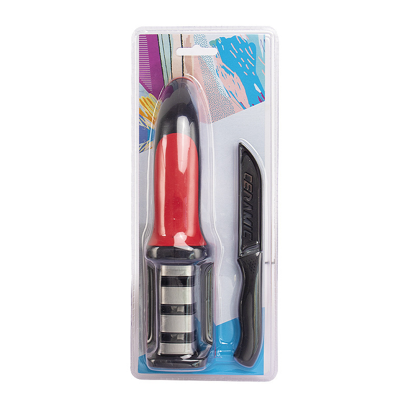 afilador de cuchillos, artefactos mágicos, suministros de cocina, dos conjuntos de afiladores de cuchillos, cuchillos de frutas, afiladores de cuchillos domésticos, cocina necesaria