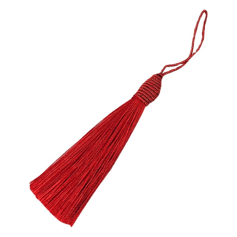 Tassel Spike Thread Screw Ball Tassel Clothing Bookmark Small Hanging Spike Chinese Knot Gift Factory Wholesale