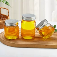 Квадратная стеклянная бутылка для соуса Мейсон банка прозрачная бутылка для меда герметичная банка для хранения бутылка для варенья с соусом чили