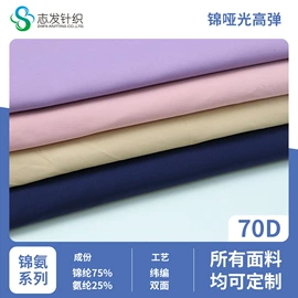 其他针织面料;汗布;涤纶面料