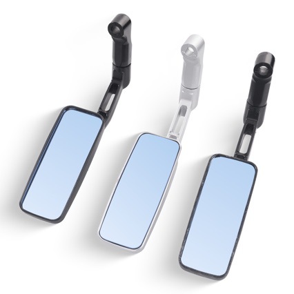 Electric Vehicle Rearview Mirror Handlebar Auxiliary Mirror Reversing Mirror Reflective Mirror Square Mirror Accessories Universal Wholesale Modification