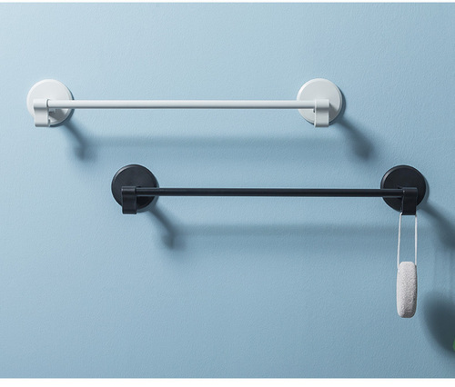 One piece drop shipping] No punching towel rack bathroom bathroom bathroom towel rack hook towel pole hanger