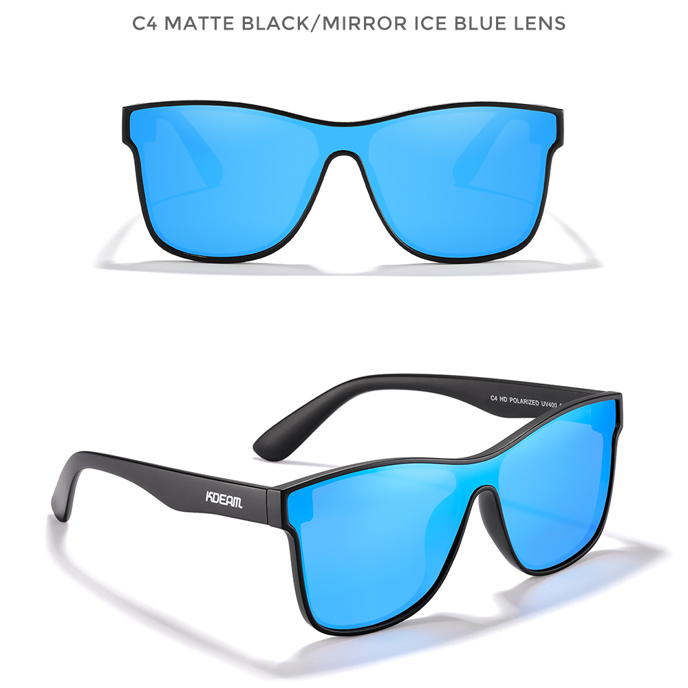 One-piece Lens Sunglasses HD Polarized Outdoor Athletic Glasses