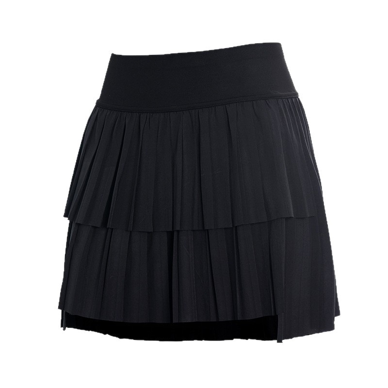 Procesamiento personalizado de deportes transfronterizos yoga falda corta anti-fugas bolsillo fitness pastel falda de golf al aire libre falda de tenis