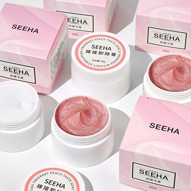 Fábrica directa de injerto de pestañas, pestañas especiales, sabor a fruta suave, no irritante, máscara de eliminación de la marca.